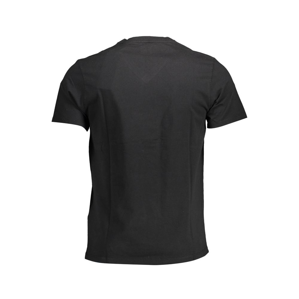 Black Cotton Men's T-Shirt