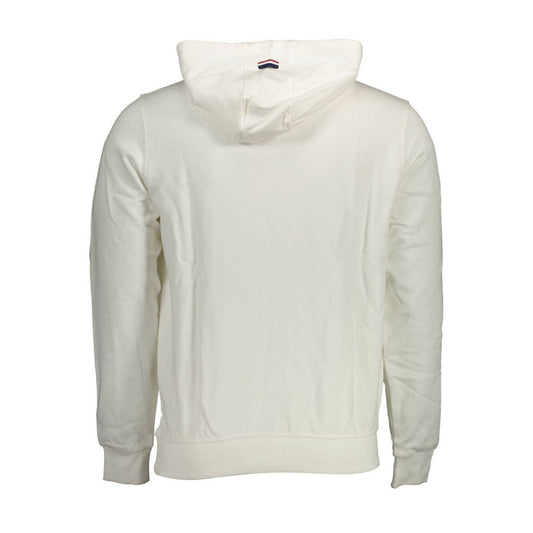 White Cotton Men's Hoodie