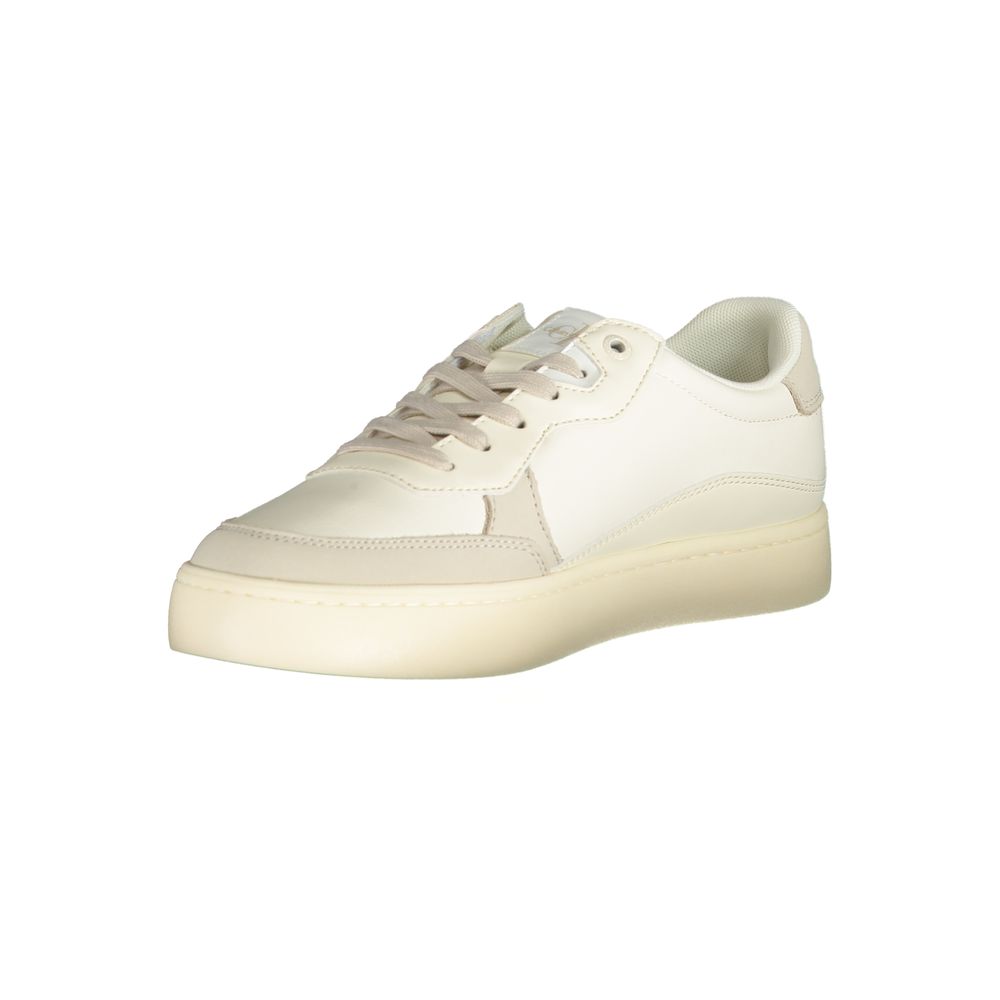 Bianco Polyurethane Men Sneaker