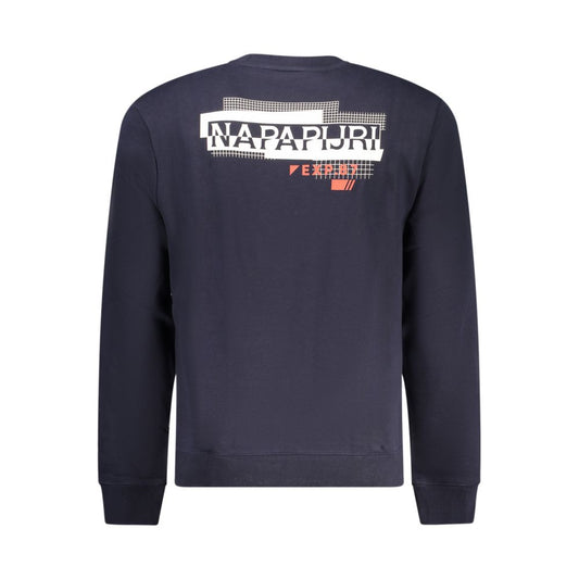 Blu Cotton Men Sweatshirt