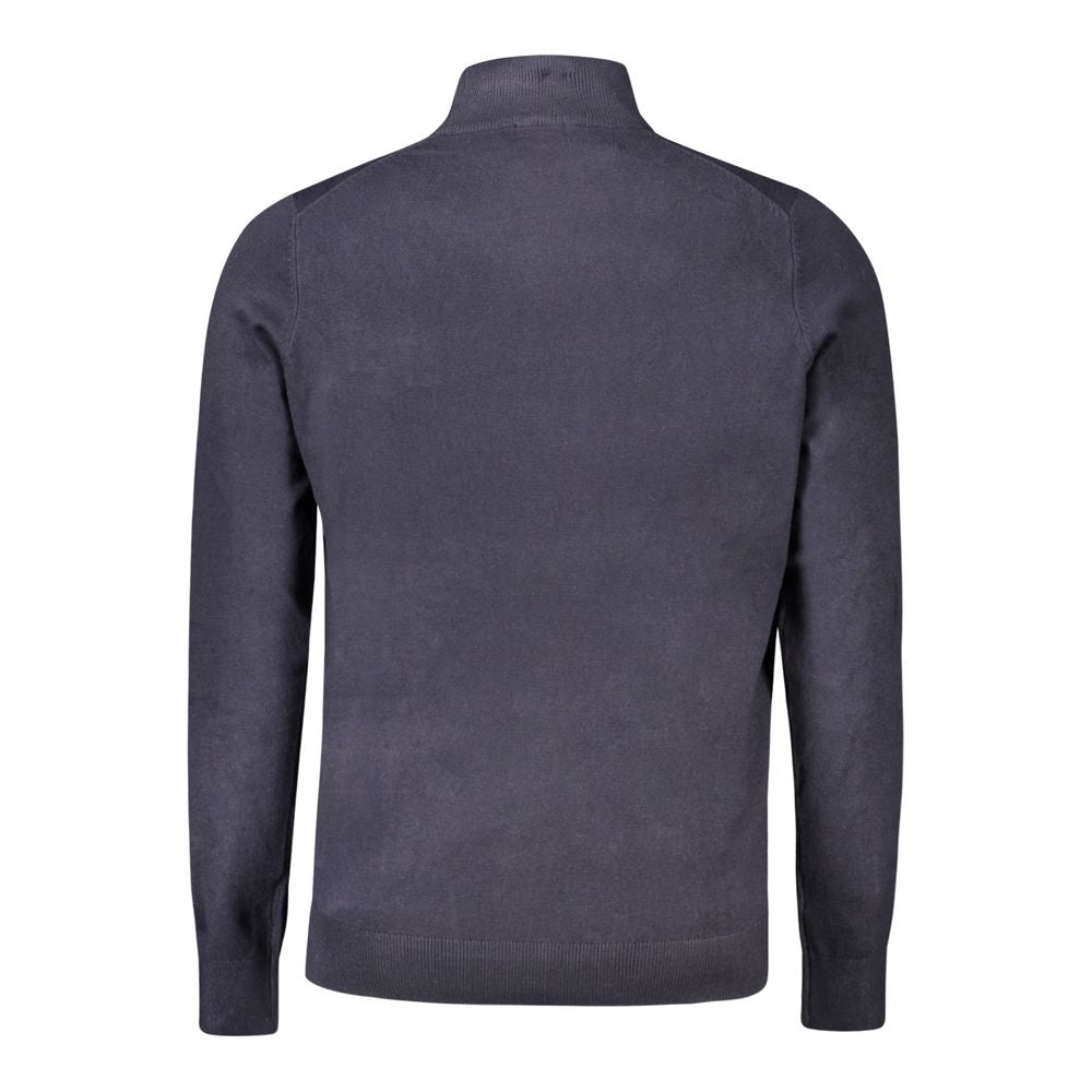 Blue Polyester Sweatshirt