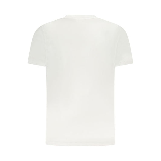 White Cotton Men T-Shirt