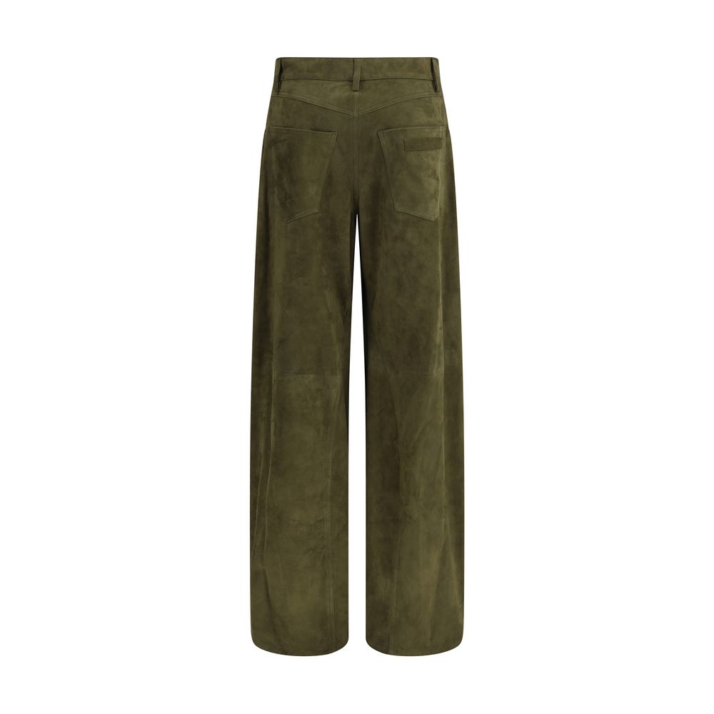 Suede Pants
