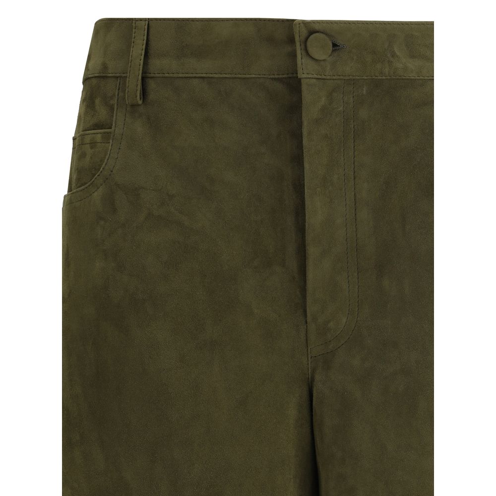 Suede Pants
