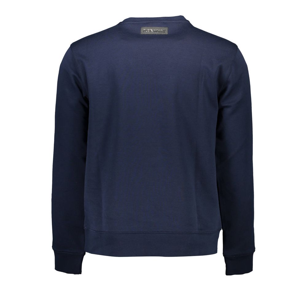 Blue Cotton Men's Sweatshirt
