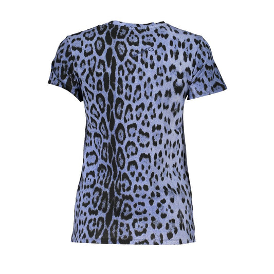 Azzurro Cotton Women T-Shirt