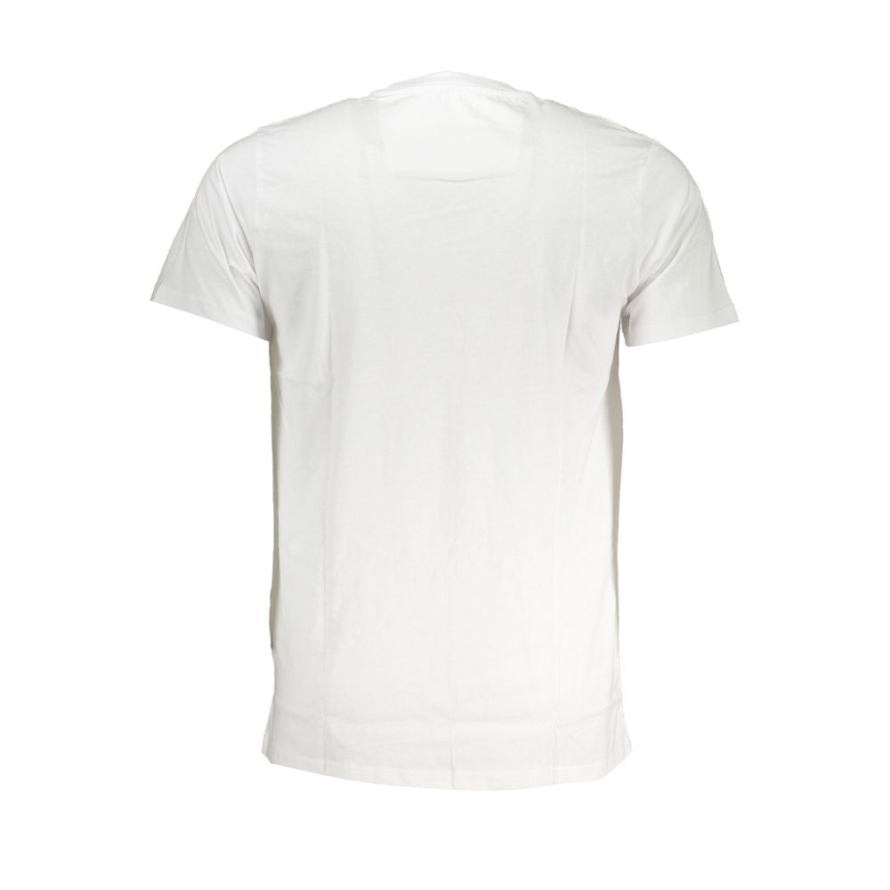 White Cotton Men T-Shirt