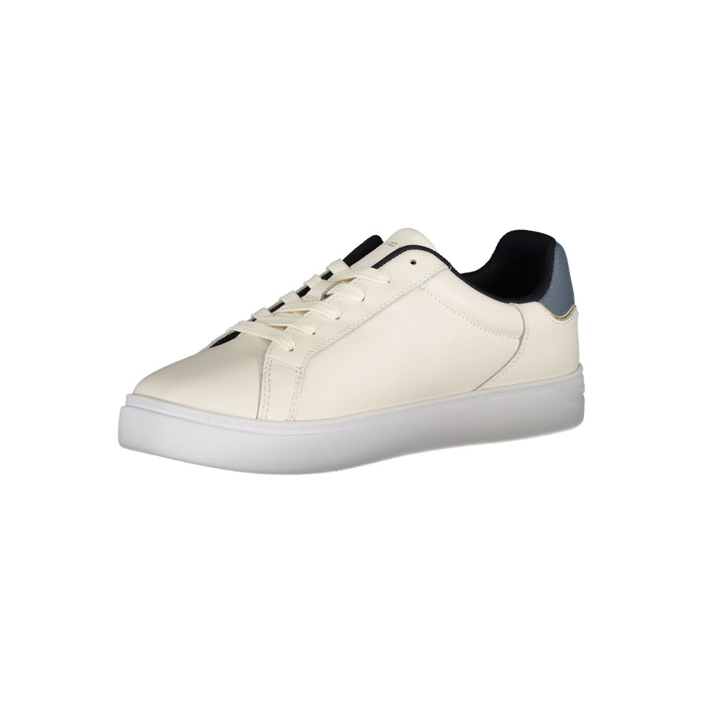 Beige Polyester Athletic Sneakers