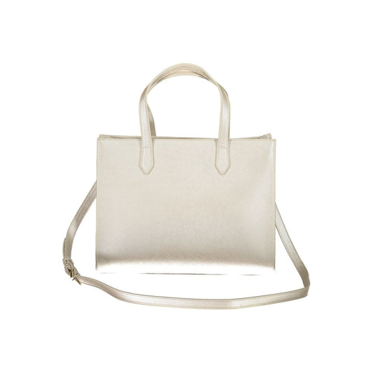 Gray Polyurethane Women's Bag