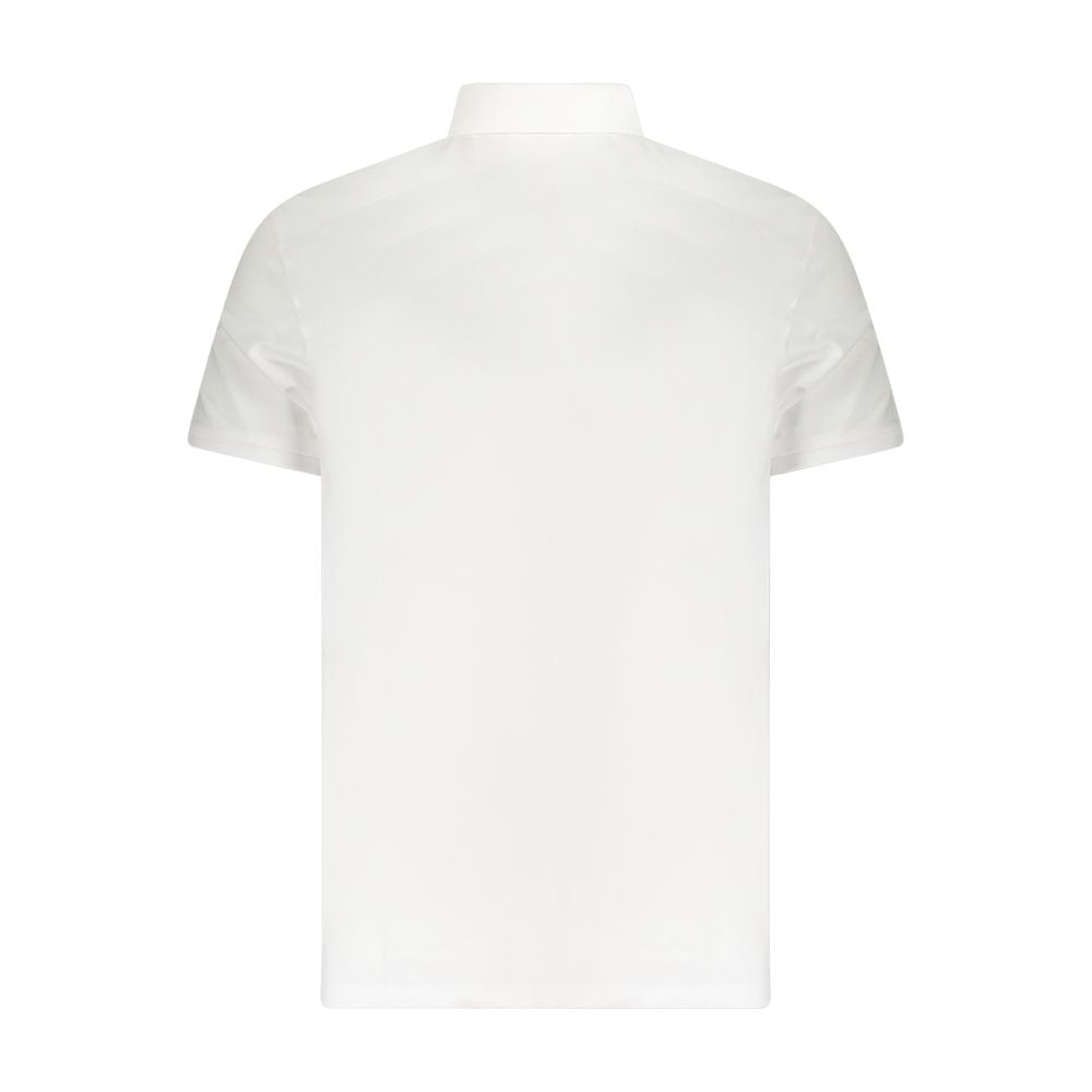 White Cotton Polo Shirt