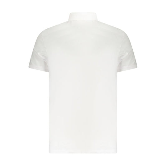 White Cotton Men Polo