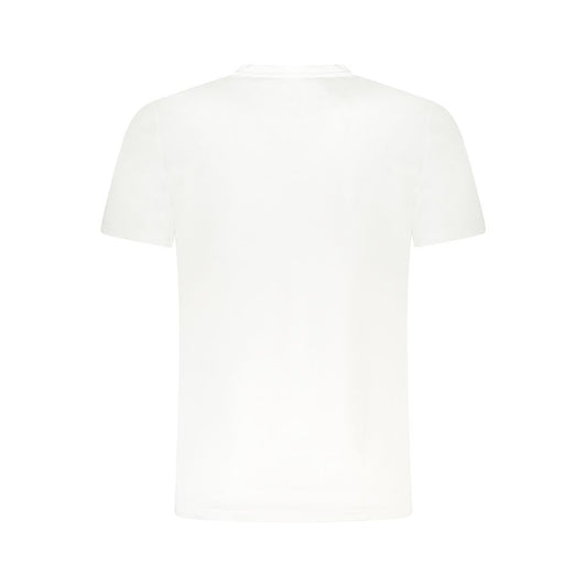 White Cotton Men T-Shirt