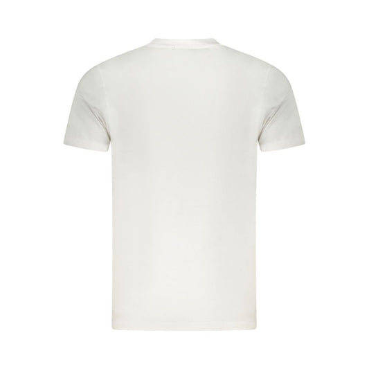 White Cotton Men T-Shirt