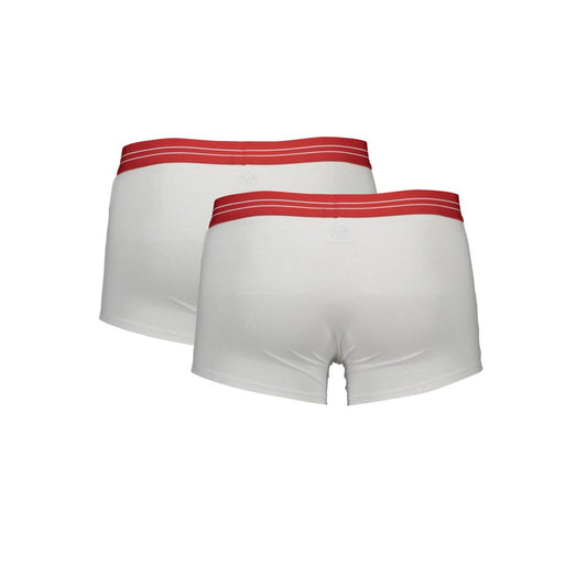 White Cotton Men Boxer