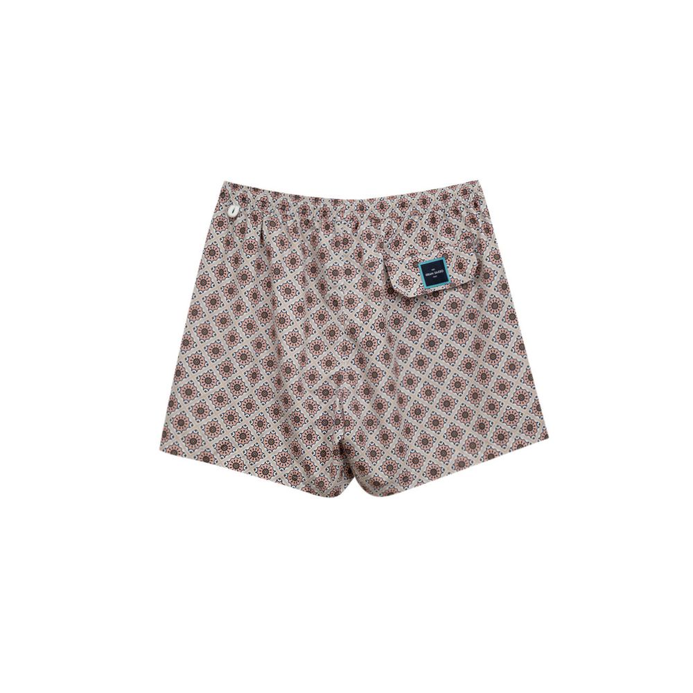 Pink Polyester Swim Short