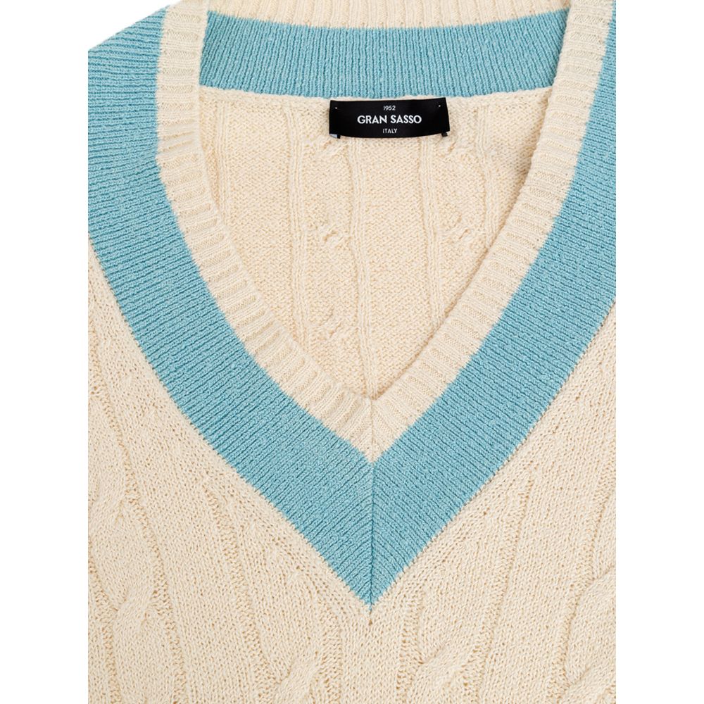 White Cotton Sweater