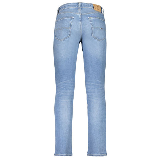 Blue Cotton Slim Fit Jeans