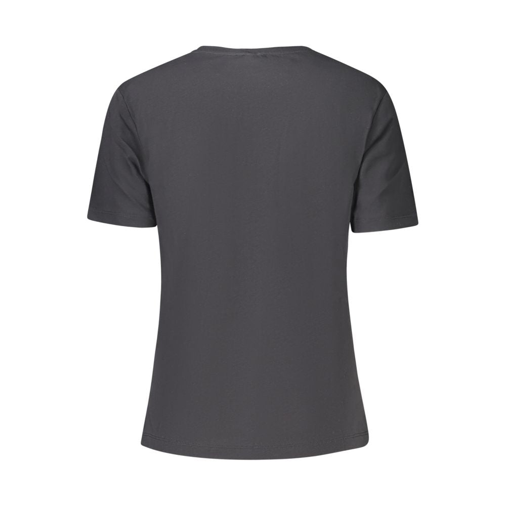 Black Cotton Tops & T-Shirt