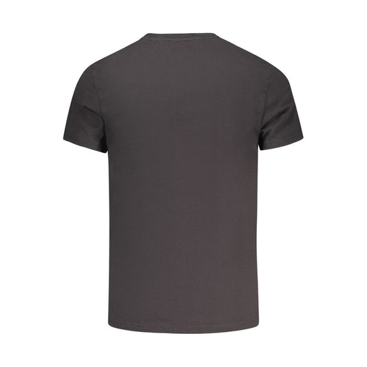 Black Cotton Men's T-Shirt