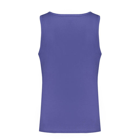 Blue Cotton Tank Tops
