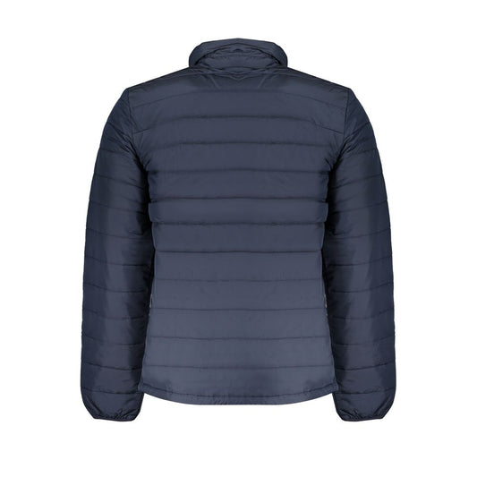 Blu Polyester Men's Jacket