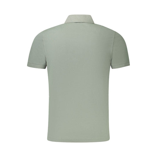 Green Cotton Polo Shirt