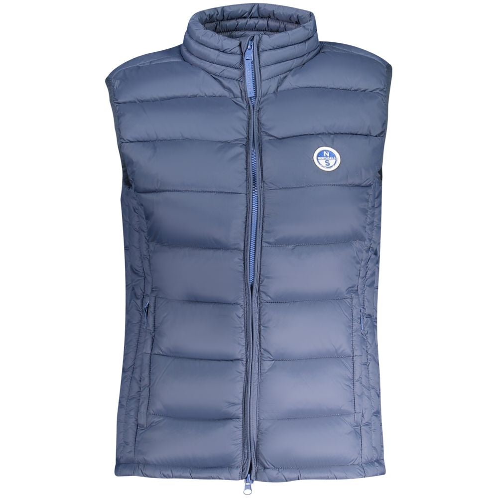 Blue Polyamide Jackets & Coat