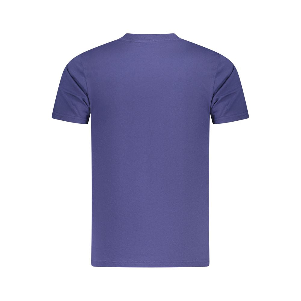 Blu Cotton Men T-Shirt