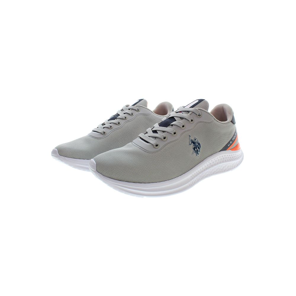 Brown Polyester Men Sneaker