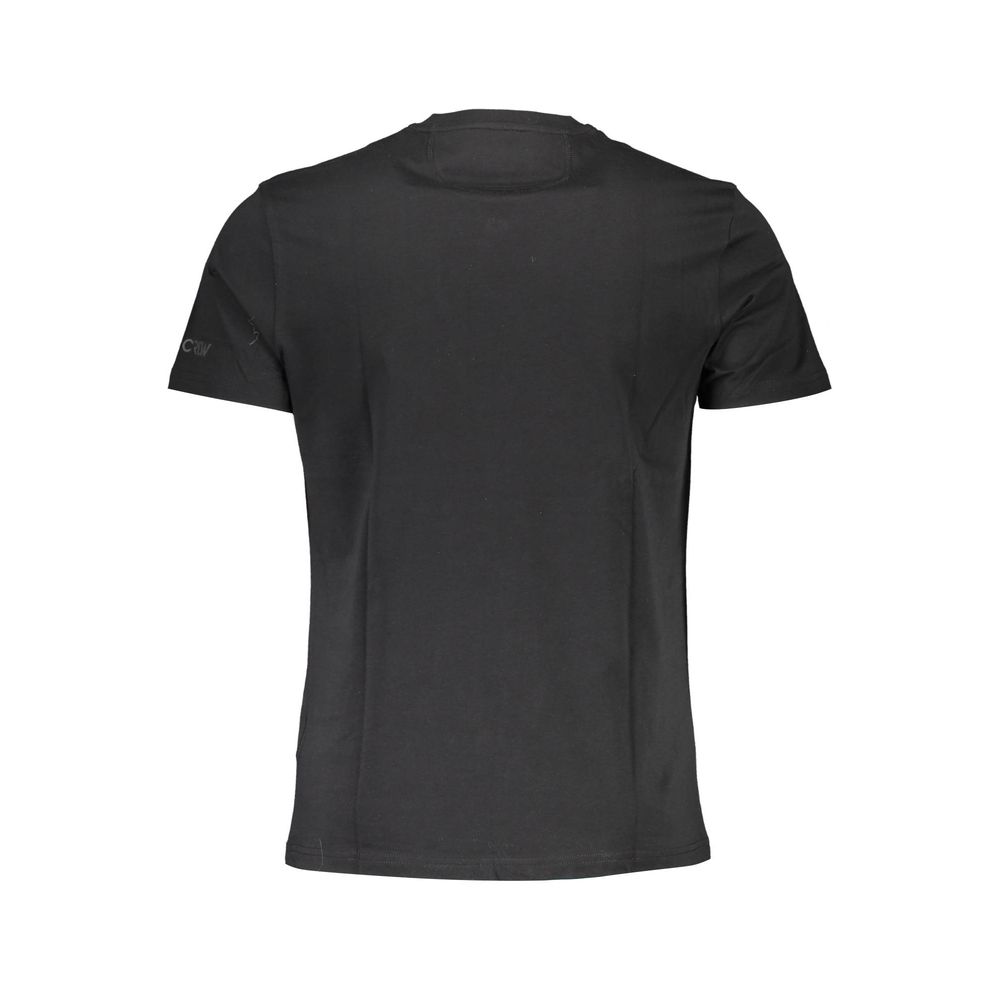 Black Cotton Men's T-Shirt