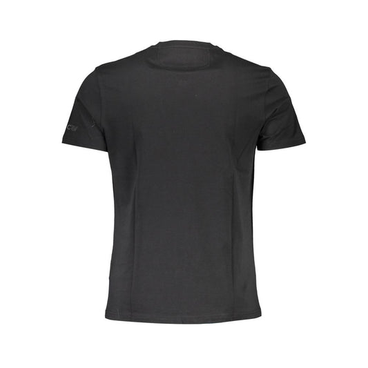 Black Cotton Men's T-Shirt