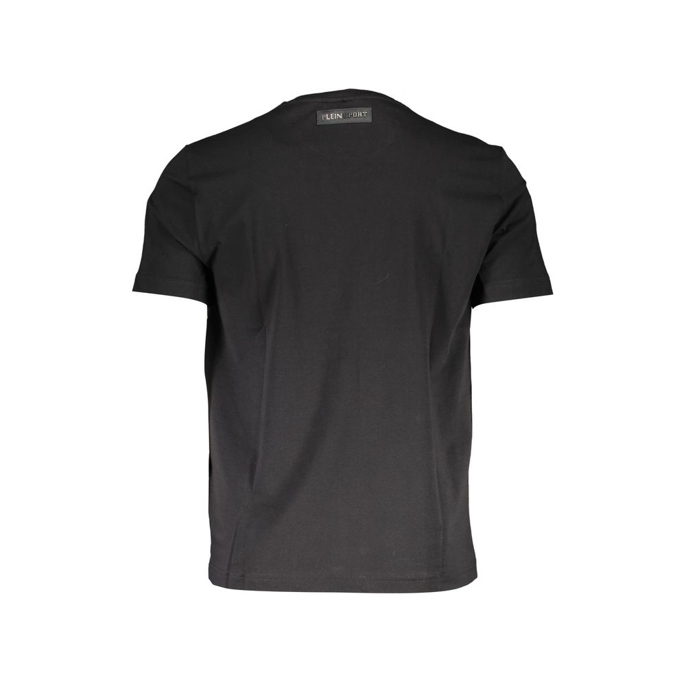 Black Cotton Men's T-Shirt