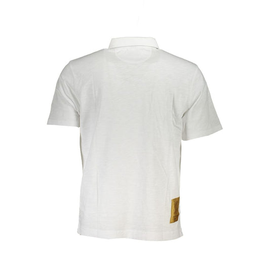 White Cotton Polo Shirt
