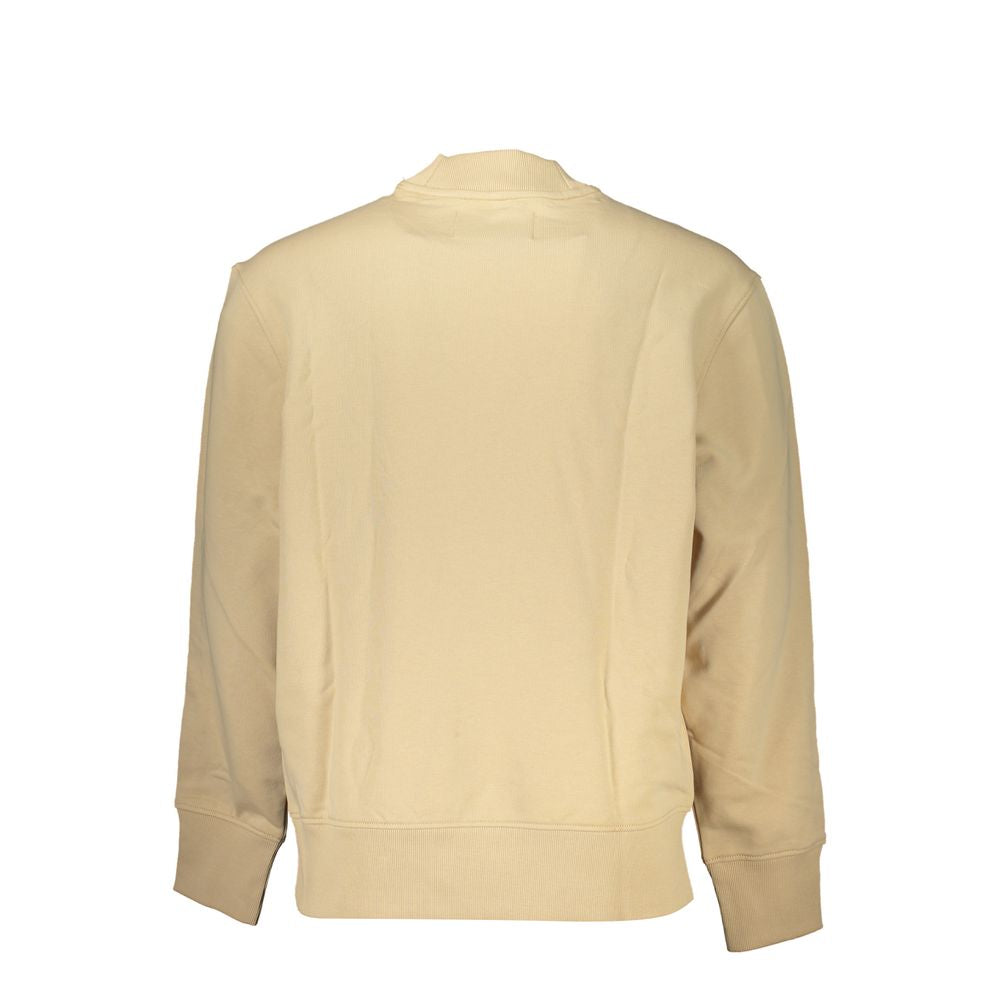Beige Cotton Sweatshirt