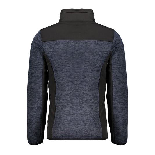 Blue Polyester Shell Jacket