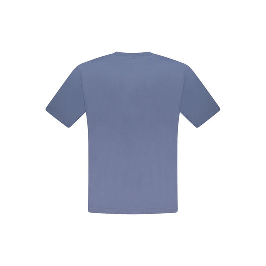 Blu Cotton Men T-Shirt