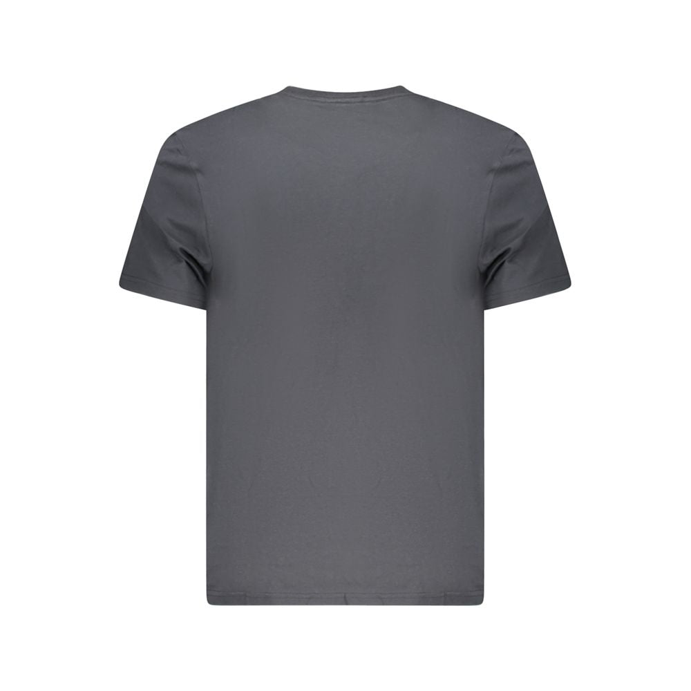 Black Cotton Men's T-Shirt