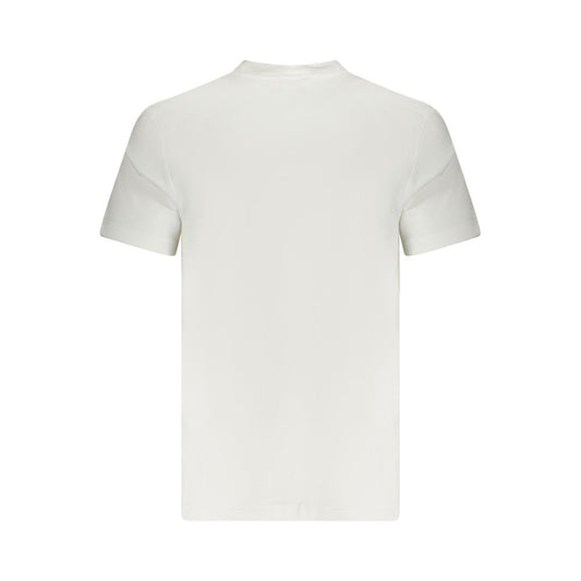 White Cotton Men T-Shirt