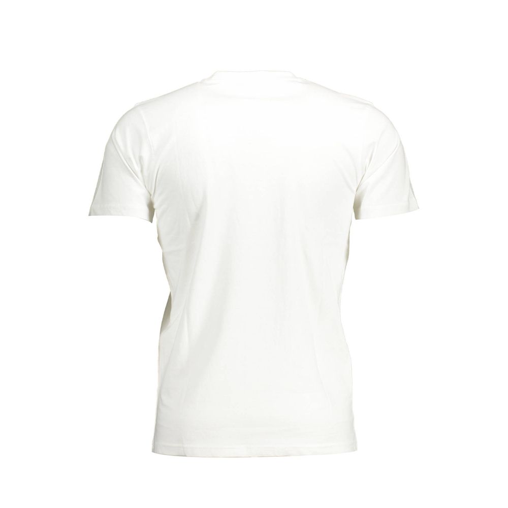 White Cotton Men's T-Shirt