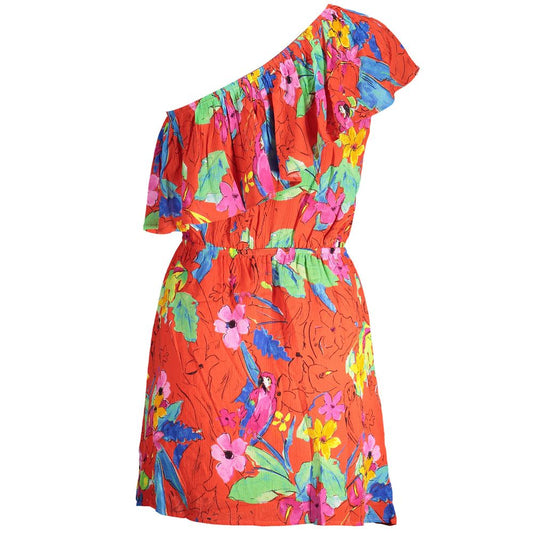 Red Viscose Women Dress