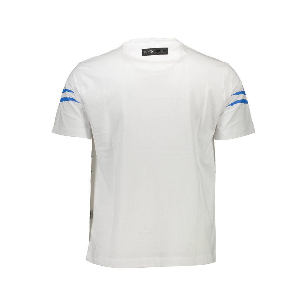 White Cotton Men's T-Shirt