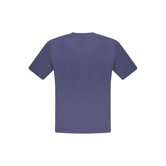 Blue Cotton Mens T-Shirt