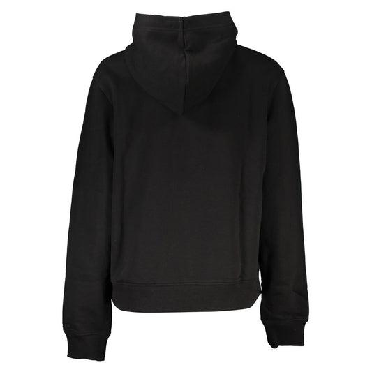 Black Cotton Women's Sweatshirt