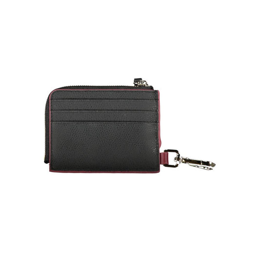 Black Leather Men Wallet Holder
