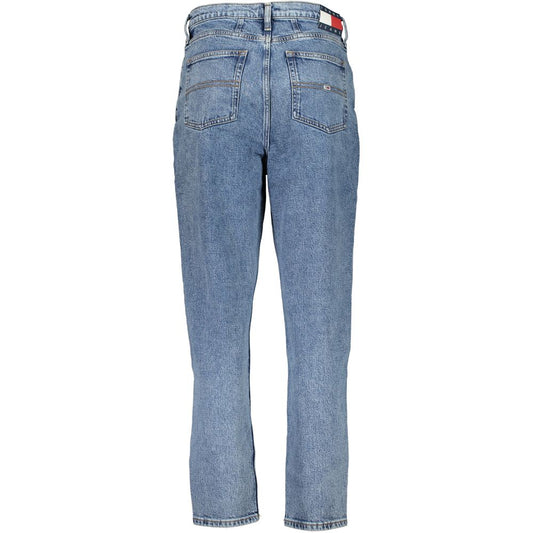 Blue Cotton Mom Jeans