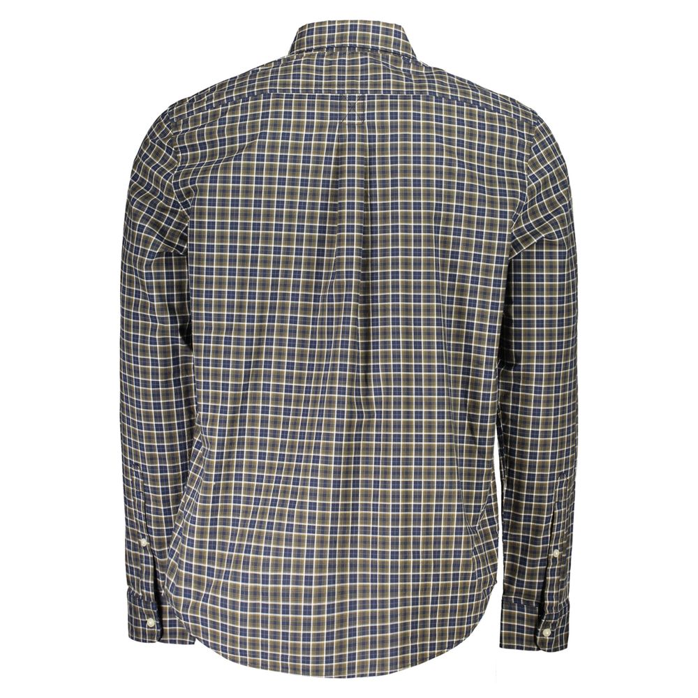 Blu Cotton Men Shirt