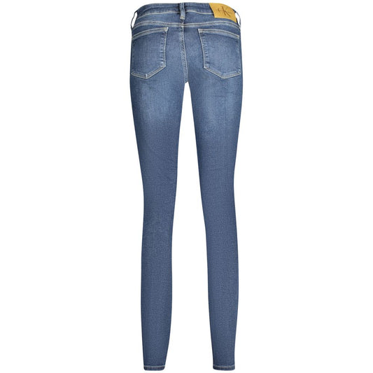 Blue Cotton Jeans & Pant