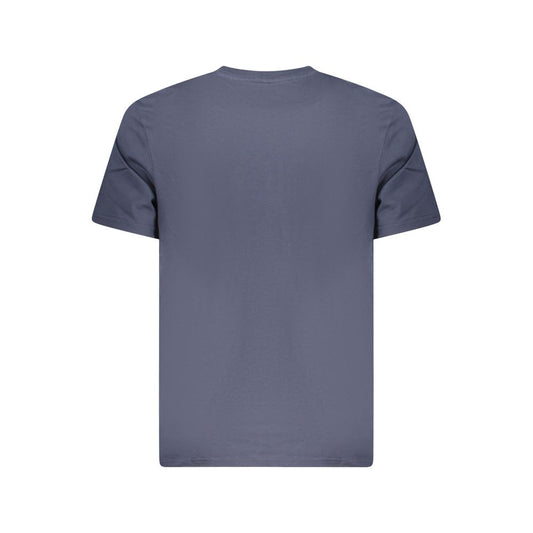 Blu Cotton Men T-Shirt