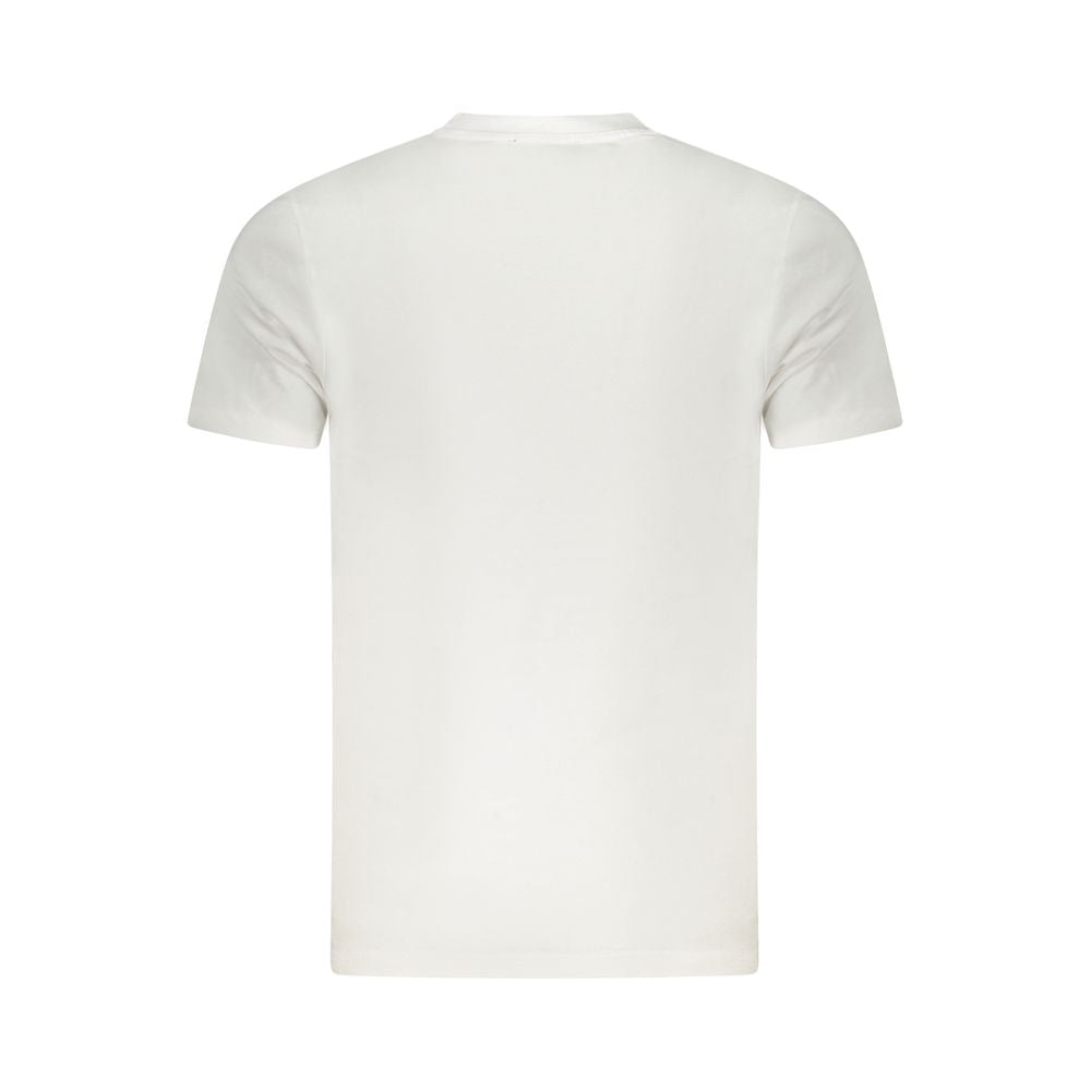 White Cotton Men's T-Shirt