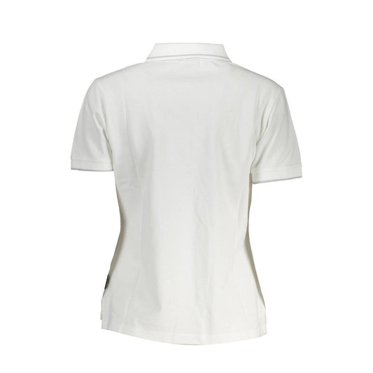 White Cotton Polo Shirt